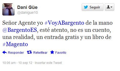 Bargento Concurso Twitter